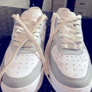 NIKE AIR FORCE ONES, LEATHER